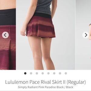 lululemon Pace Rival Skirt II